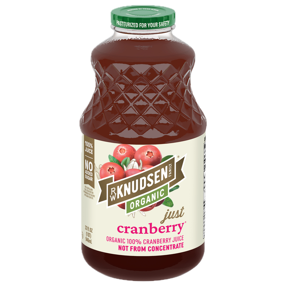 Organic Just Cranberry Juice, 32-Fluid Ounce — RW Knudsen